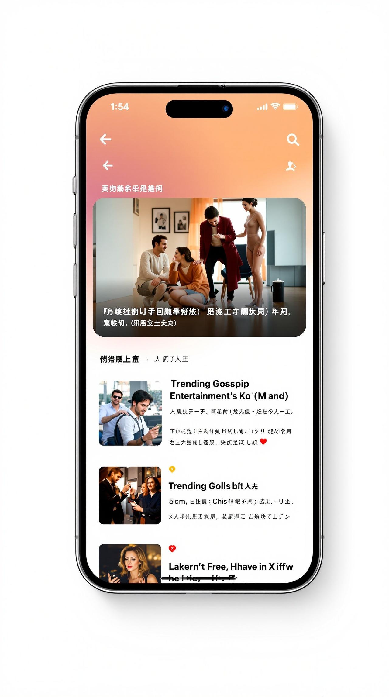 51网APP界面预览